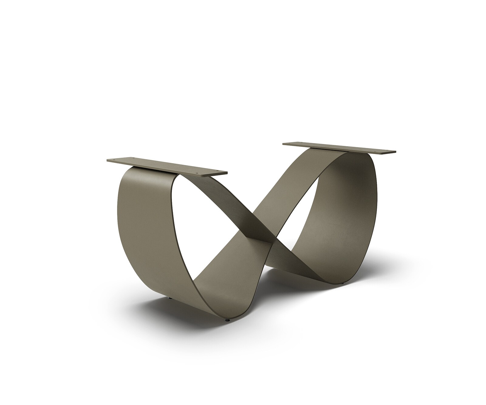 Tischgestell Infinity Metall Effektfinish Titan Ausziehtisch von 180-300 cm