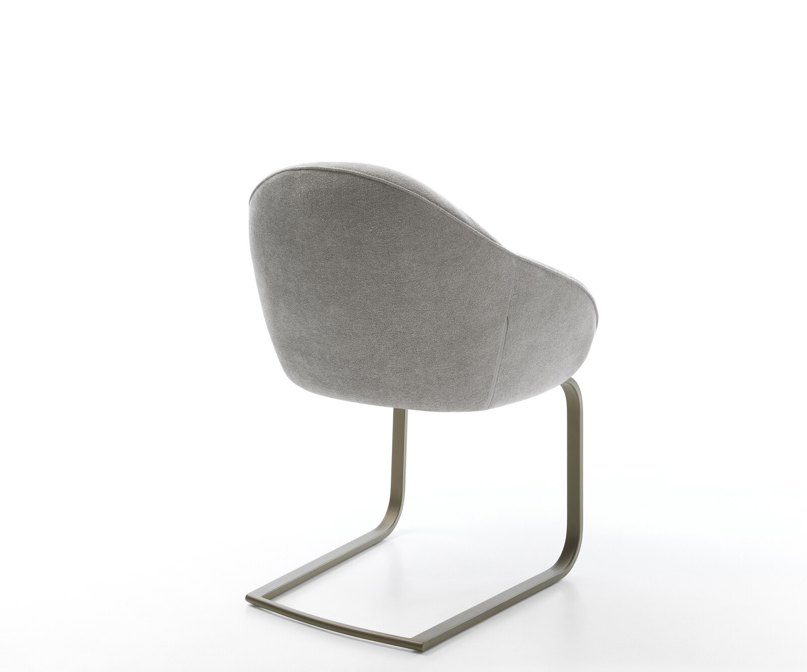 Freischwinger Gaio-Flex Strukturstoff Soft Grau Freischwinger flach Effektfinish Titan 5