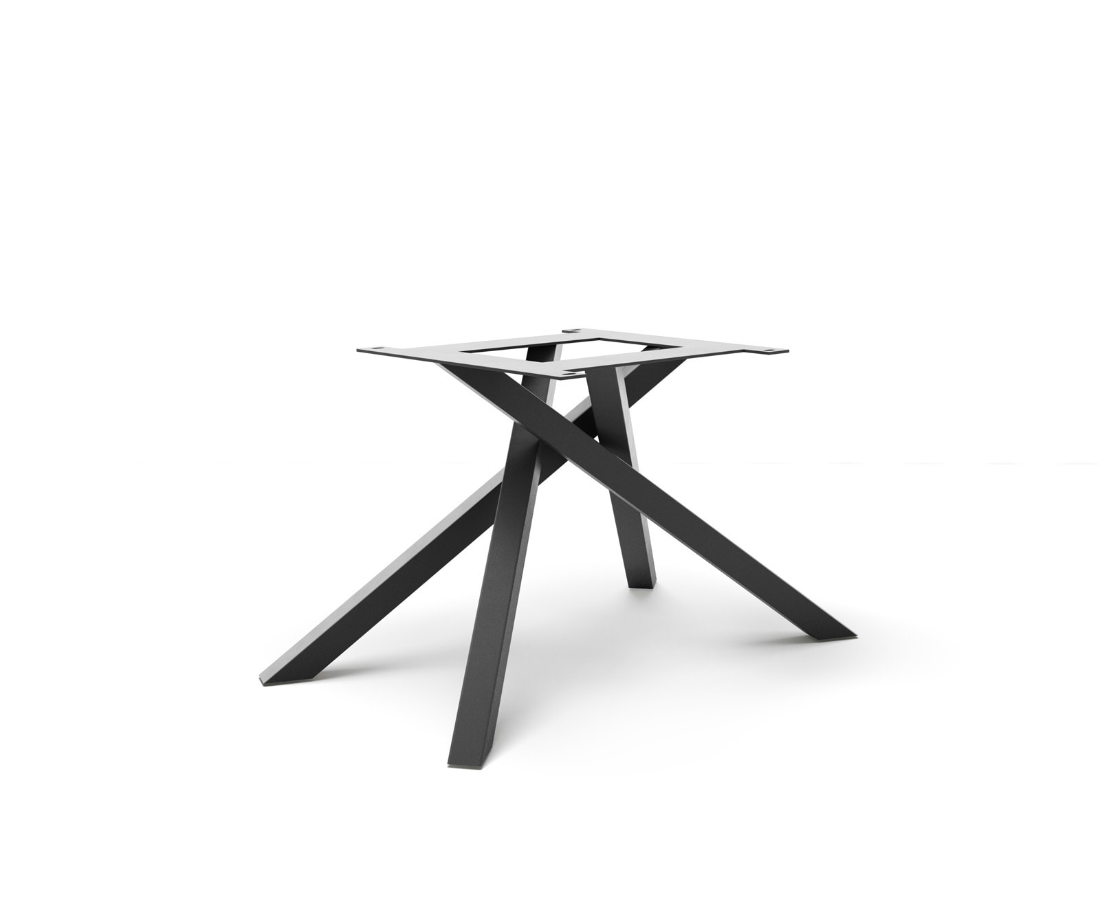 Kreuzgestell Rechteck Metall Schwarz für Ausziehtische von 180-300 cm Kreuzgestell Rechteck Metall Schwarz für Ausziehtische von 180-300 cm