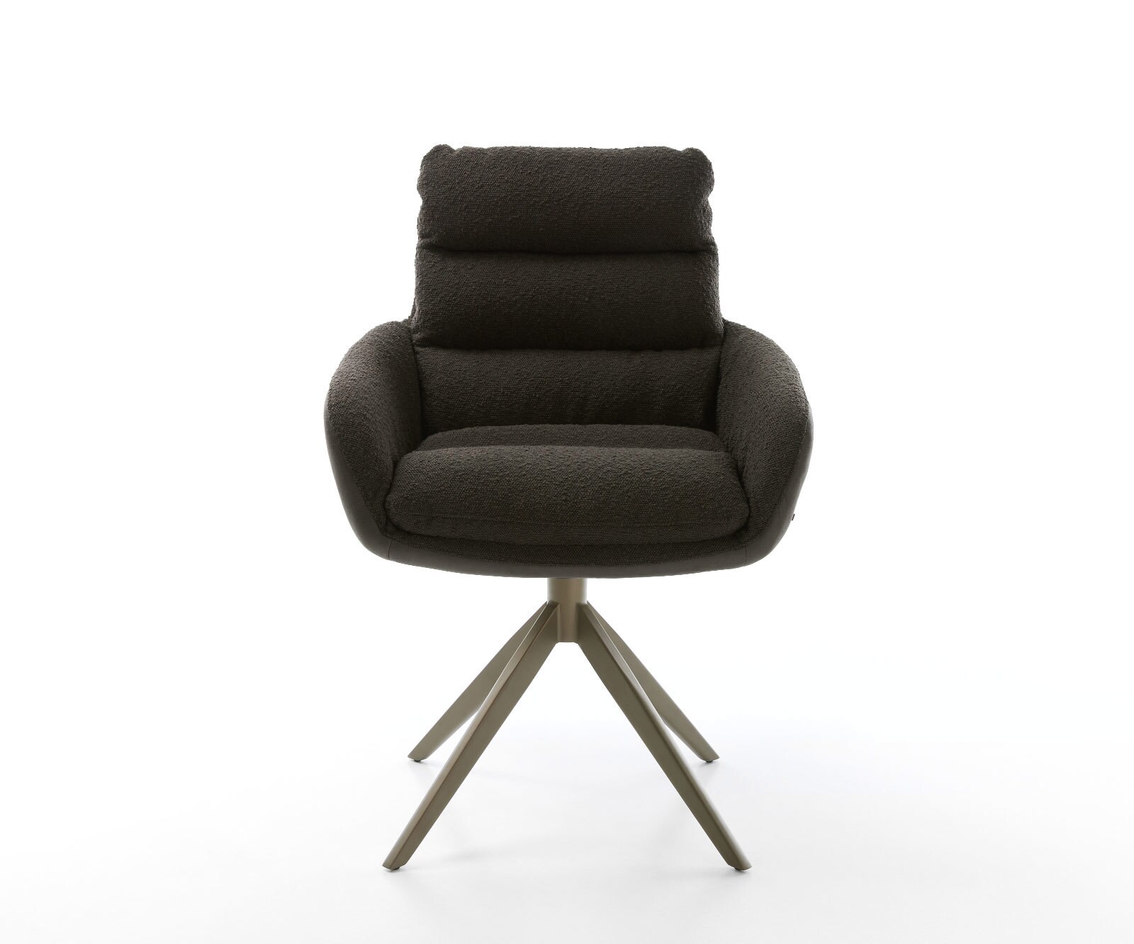 Drehstuhl Abelia-Flex mit Armlehnen Materialmix Schwarz Kreuzgestell breit Effektfinish Titan 360° drehbar Wippfunktion 1 Drehstuhl Abelia-Flex mit Armlehnen Materialmix Schwarz Kreuzgestell breit Effektfinish Titan 360° drehbar Wippfunktion 1