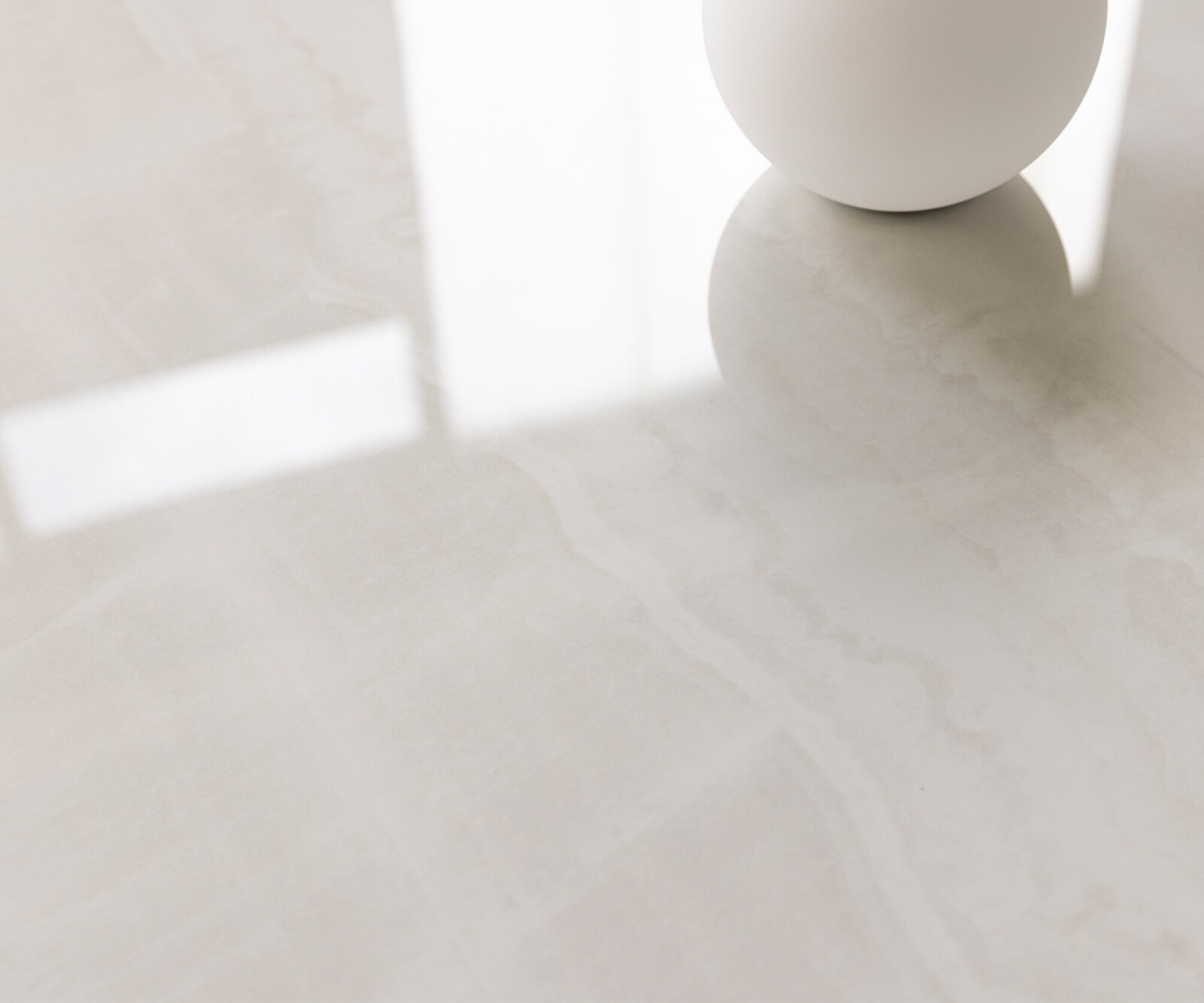 Esstisch Edge 200-300x100 cm Keramik Onyx Champagne Kreuzgestell Rechteck Edelstahl Graphit ausziehbar 4