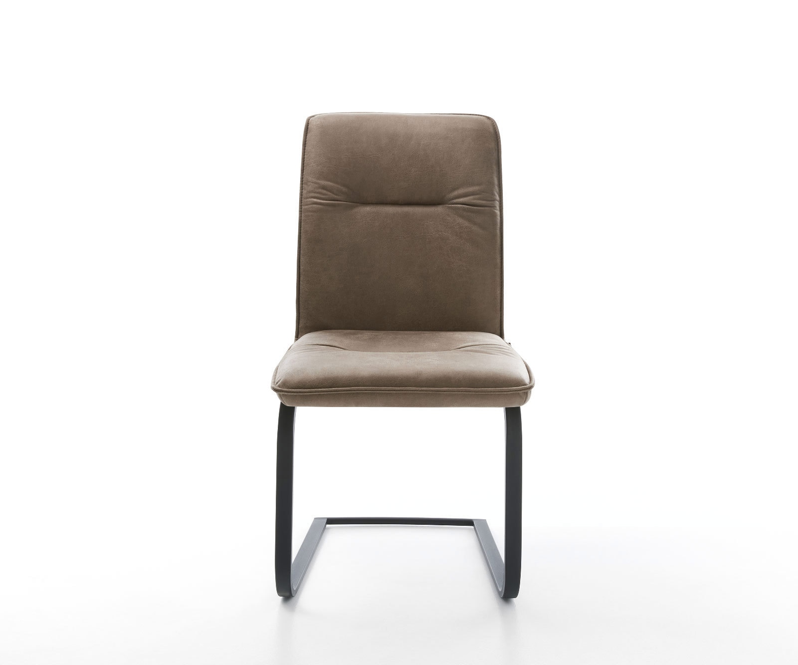 Freischwinger Vinjo-Flex Mikrofaser Taupe Vintage Freischwinger flach Schwarz 1 Freischwinger Vinjo-Flex Mikrofaser Taupe Vintage Freischwinger flach Schwarz 1