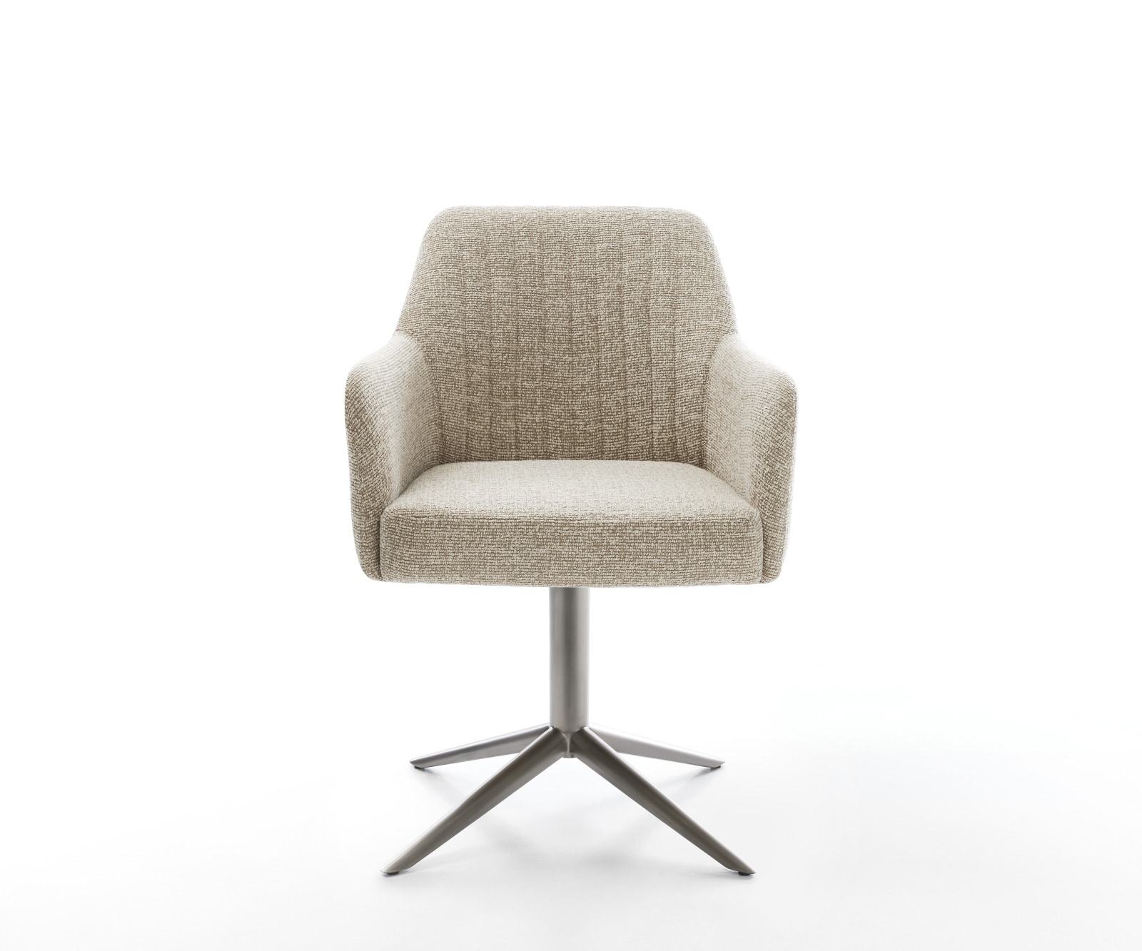 Drehstuhl Greg-Flex Webstoff Soft Beige Fußkreuz Graphit 360° drehbar Wippfunktion Taschenfederkern 1 Drehstuhl Greg-Flex Webstoff Soft Beige Fußkreuz Graphit 360° drehbar Wippfunktion Taschenfederkern 1
