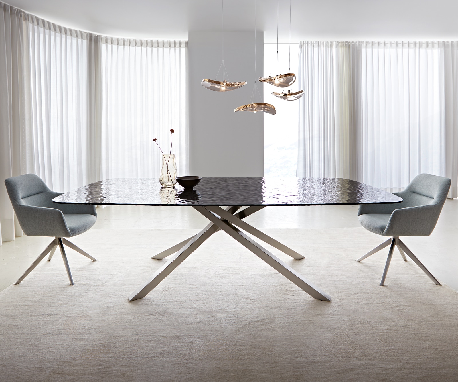 Kreuzgestell Rechteck Edelstahl für Tischplatten ab 200 cm 2 Kreuzgestell Rechteck Edelstahl für Tischplatten ab 200 cm 2