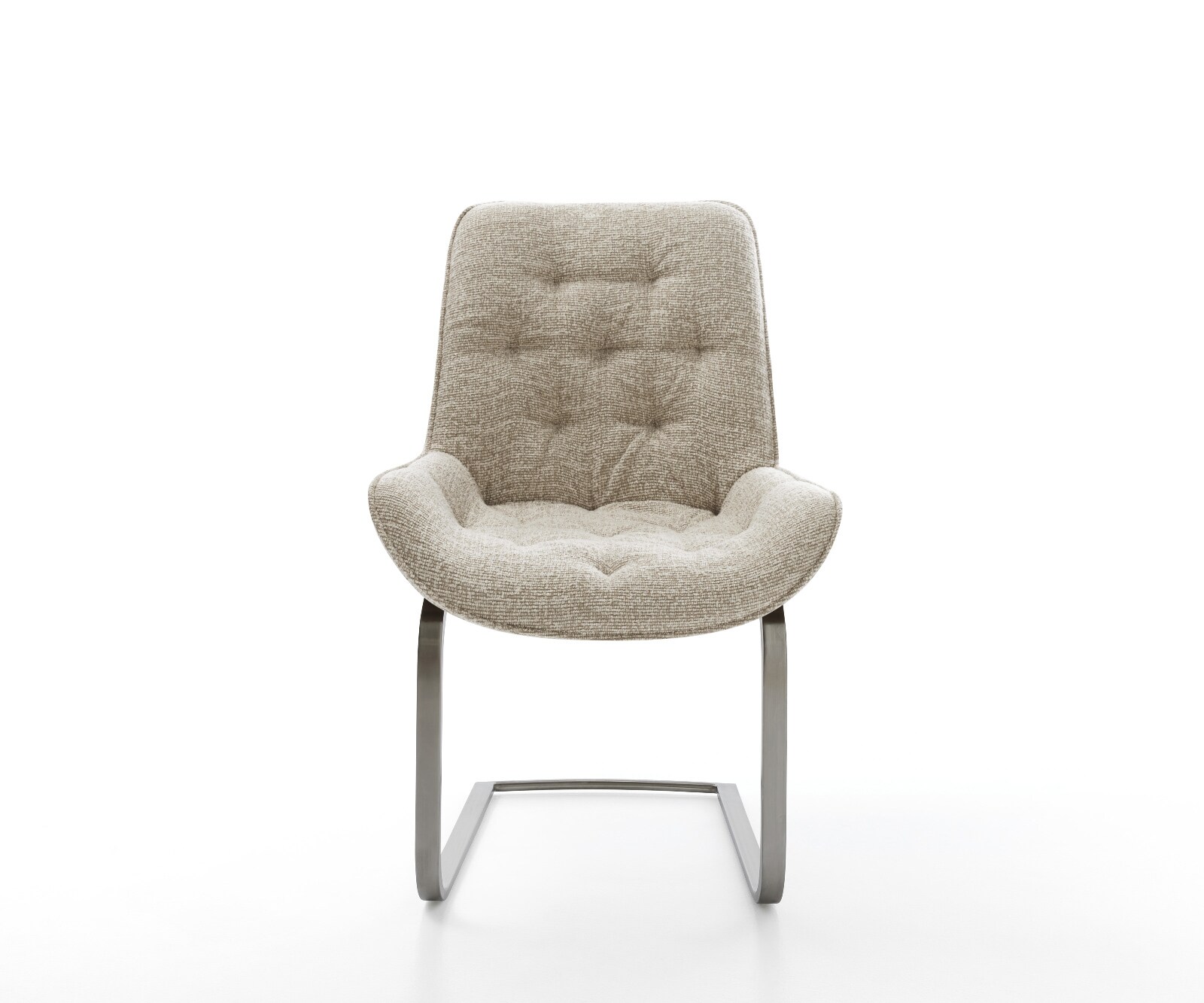 Freischwinger Taimi-Flex Webstoff Soft Beige Freischwinger flach Graphit 1