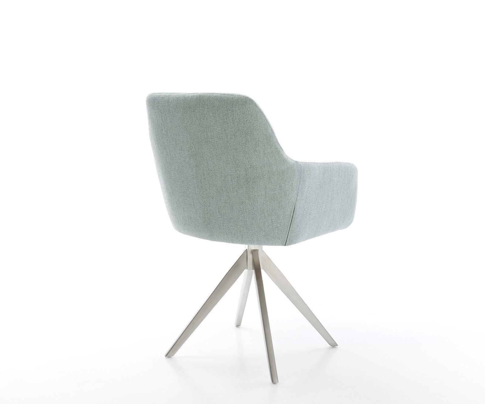 Esszimmerstuhl Pejo-Flex Stripes Mint Kreuzgestell kantig Edelstahl Taschenfederkern 4 Esszimmerstuhl Pejo-Flex Stripes Mint Kreuzgestell kantig Edelstahl Taschenfederkern 4