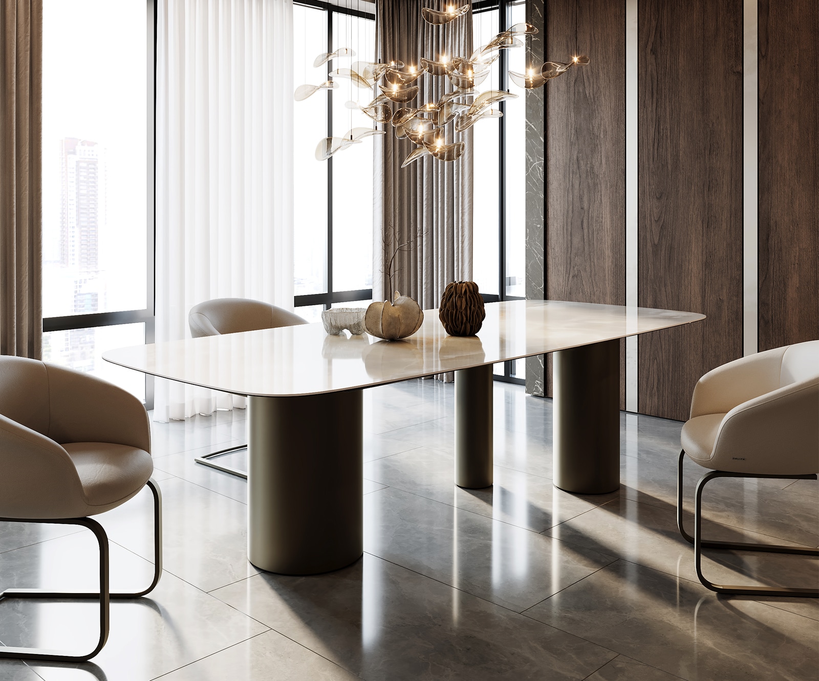 Esstisch Edge Boot 270x120 Keramik Iris FMG Onice Grigio Troa Metall Effektfinish Titan Esstisch Edge Boot 270x120 Keramik Iris FMG Onice Grigio Troa Metall Effektfinish Titan