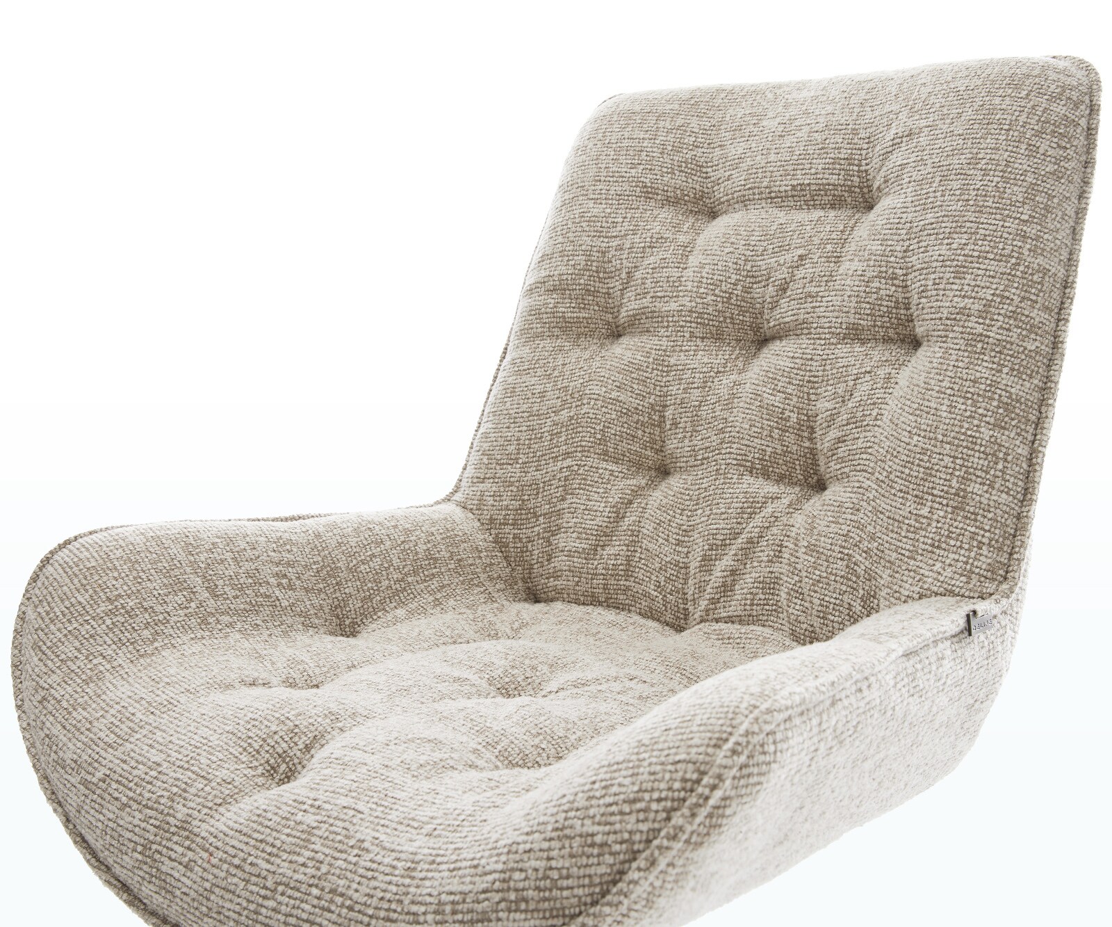 Freischwinger Taimi-Flex Webstoff Soft Beige Freischwinger flach Edelstahl 4