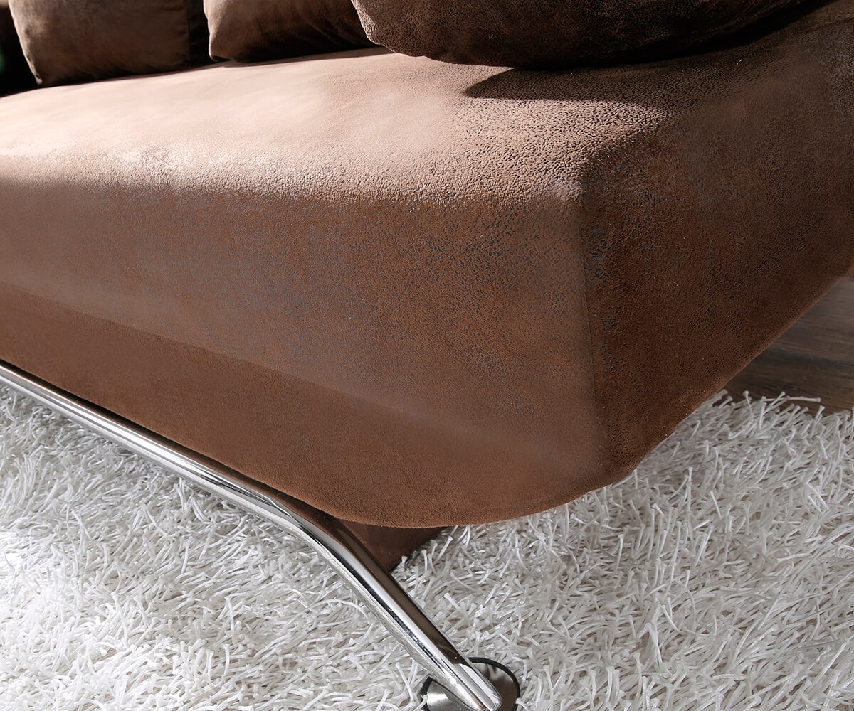 Schlafsofa Cady 200x90 cm Braun Antik Optik Bettkasten 5 Schlafsofa Cady 200x90 cm Braun Antik Optik Bettkasten 5