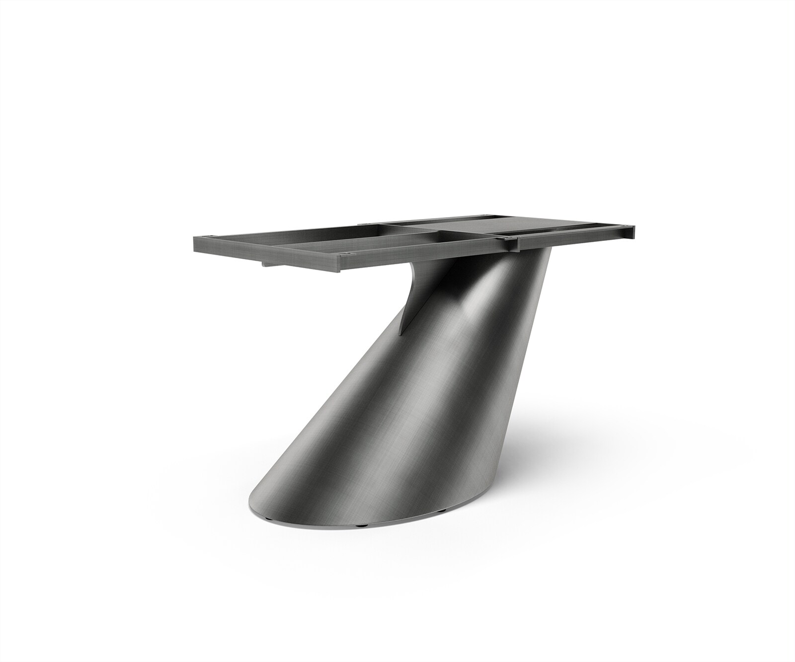 Piètement de table Cono Metallic Doré 2