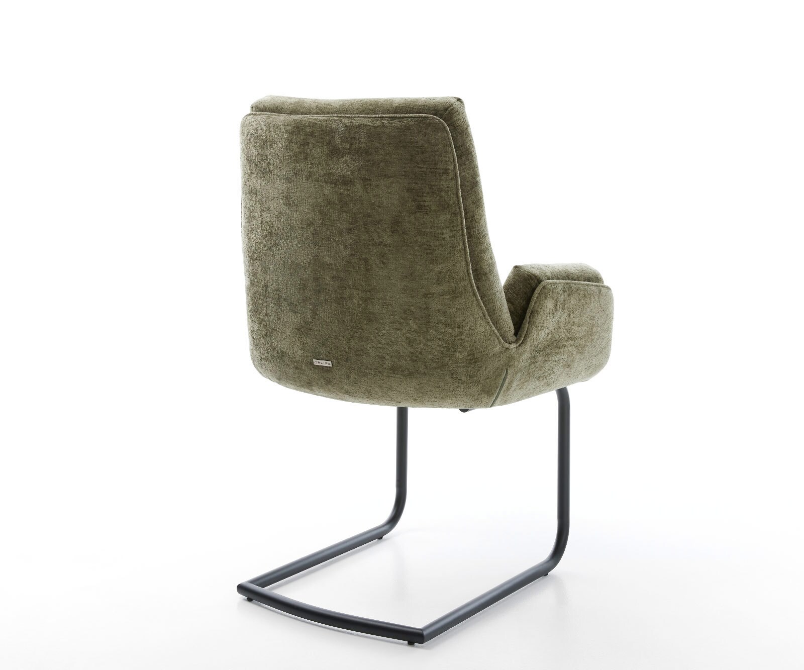 Freischwinger Clea-Flex Chenille Olive Freischwinger rund Schwarz 4 Freischwinger Clea-Flex Chenille Olive Freischwinger rund Schwarz 4