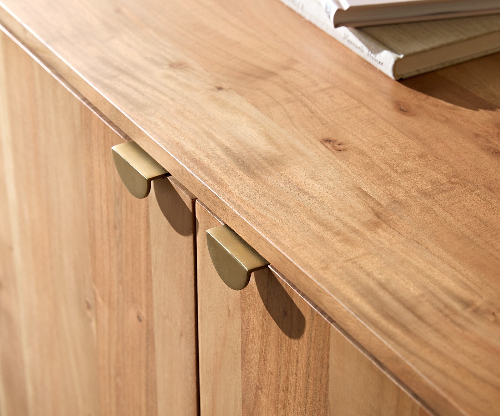 Meuble-TV Caius 220 cm acacia aura 4 portes 2