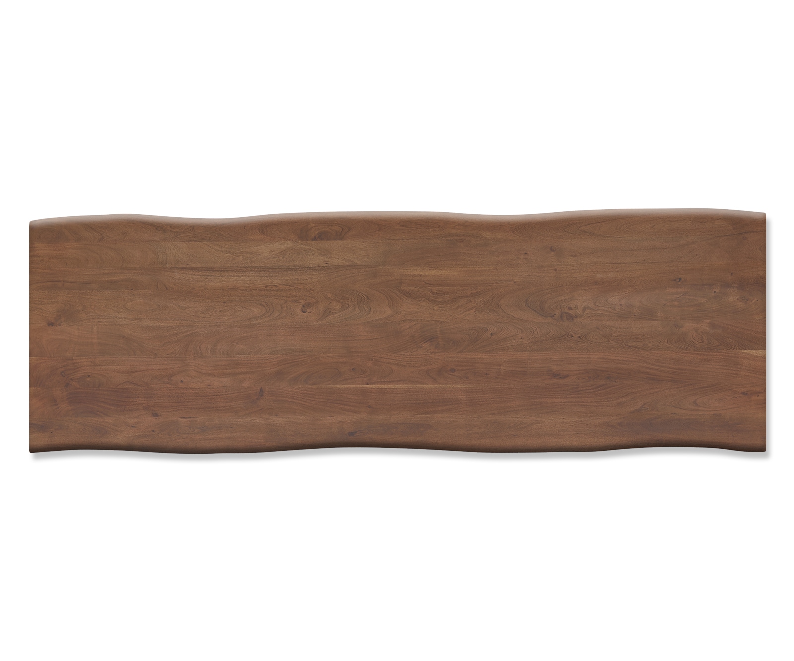 Table-de-salle-à-manger Edge 300x100 XL acacia marron piétement en V acier plat noir Live-Edge 3 Table-de-salle-à-manger Edge 300x100 XL acacia marron piétement en V acier plat noir Live-Edge 3