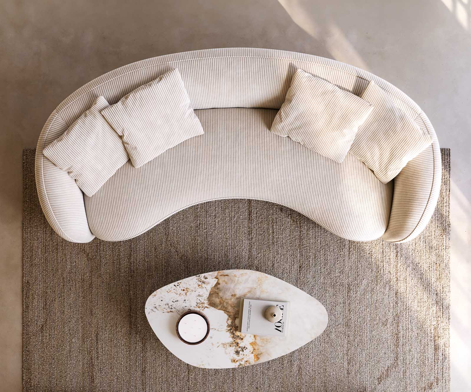 3-Sitzer Larna 260x120 cm Cord Beige 4 3-Sitzer Larna 260x120 cm Cord Beige 4