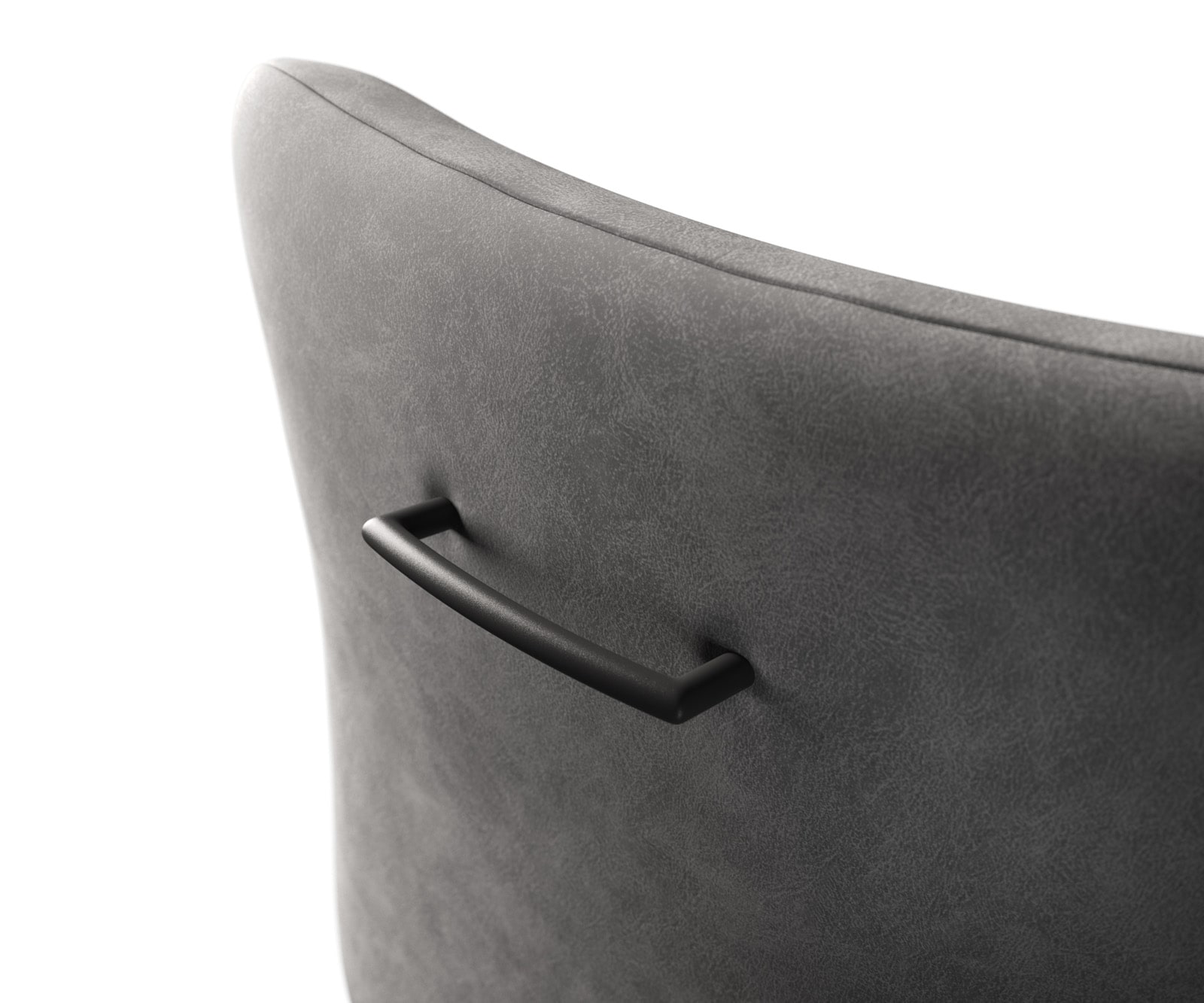 Stuhlgriff Flex-Rund Metall Schwarz