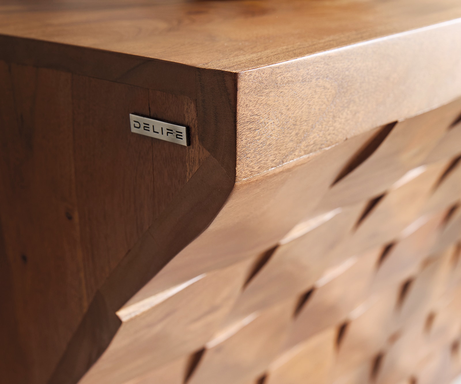 Konsole Eremos 120x35 cm Akazie Natur 5