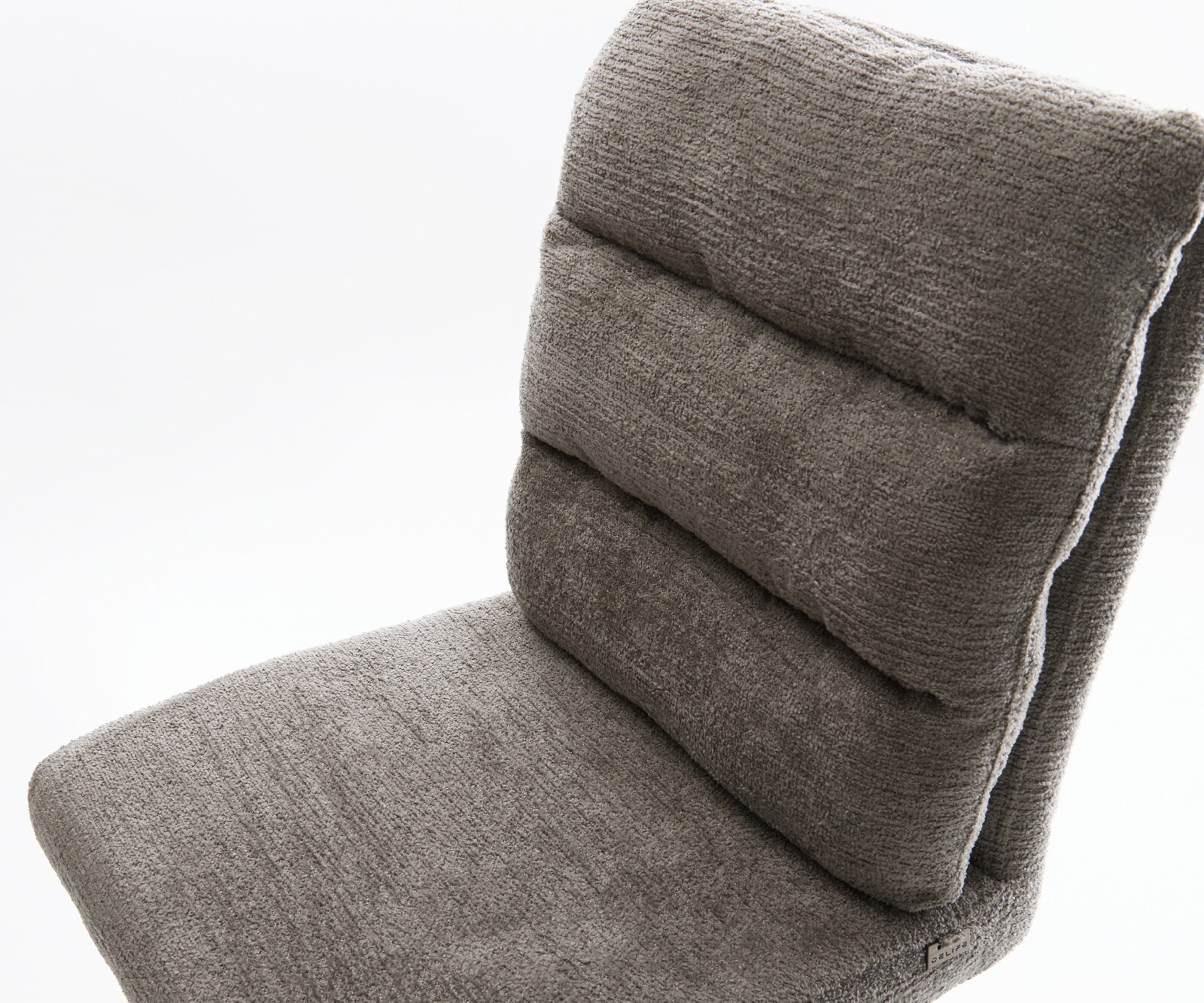 Barstuhl Pela-Flex Bouclé Soft Schlamm Freischwinger Flach Metall Schwarz 4