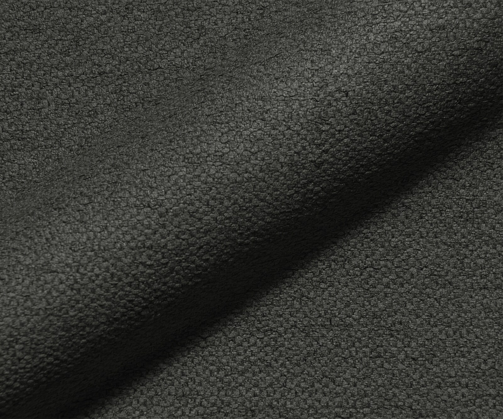 Cantilever Elda-Flex tissu texturé anthracite cantilever rond noir 3