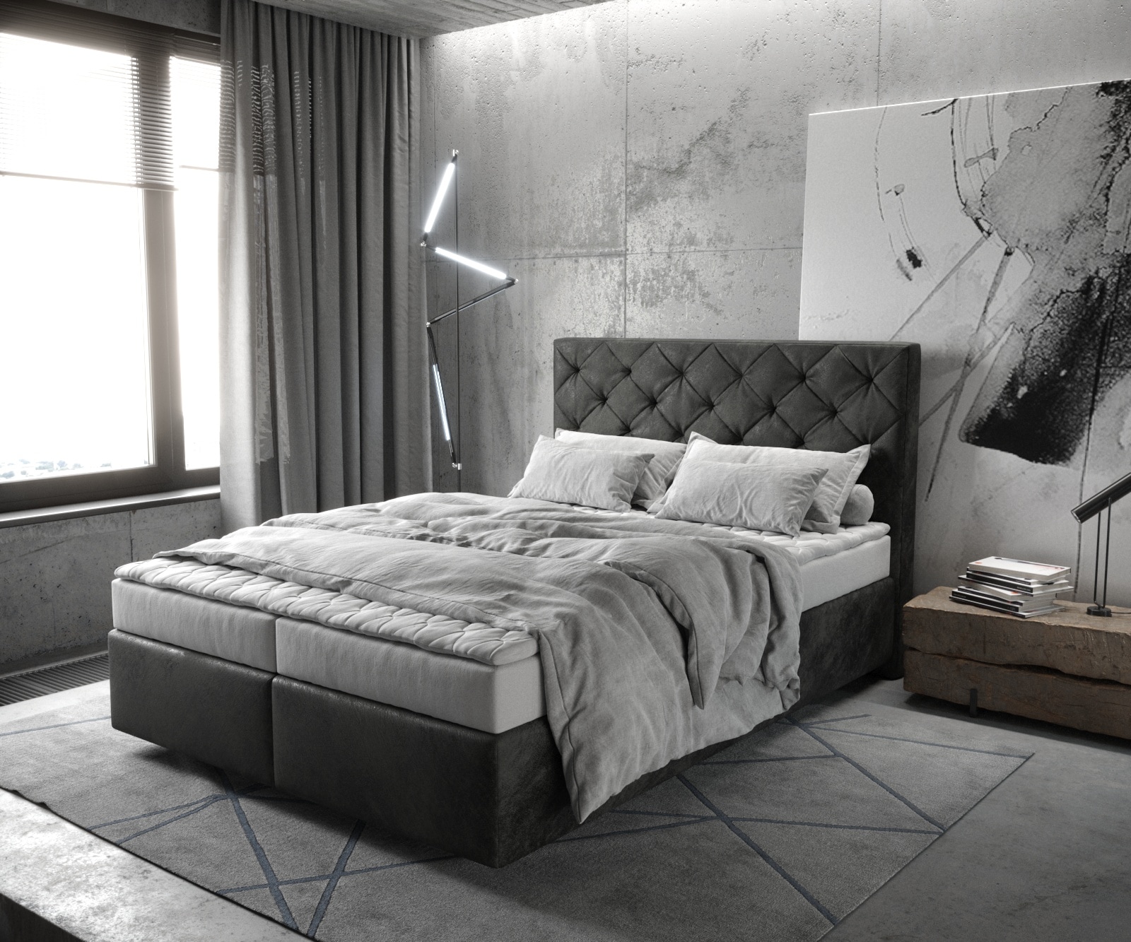 Boxspringbett Dream-Great mit Matratze und Topper 2 Boxspringbett Dream-Great mit Matratze und Topper 2