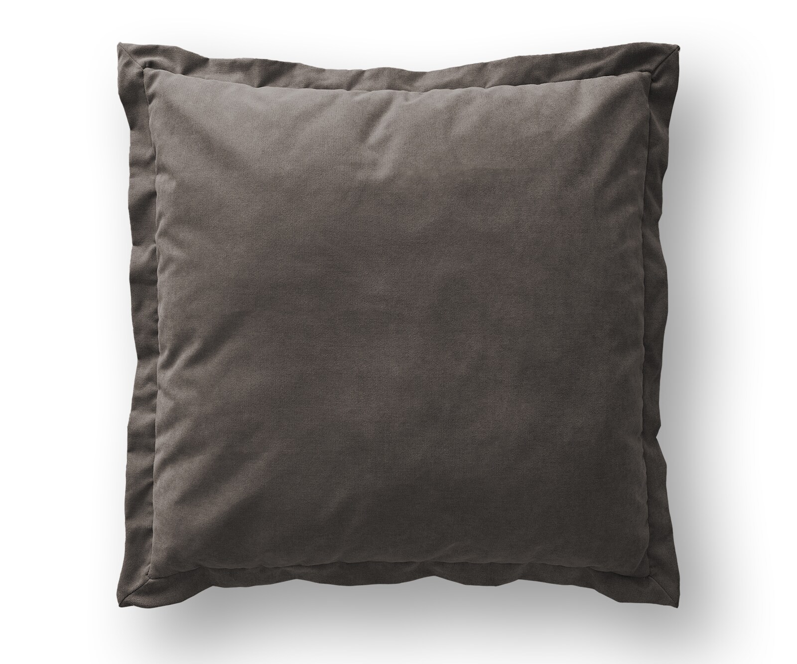 Sirpio Coussin à jeter 85x85 Microfibre Marron Kaki 2