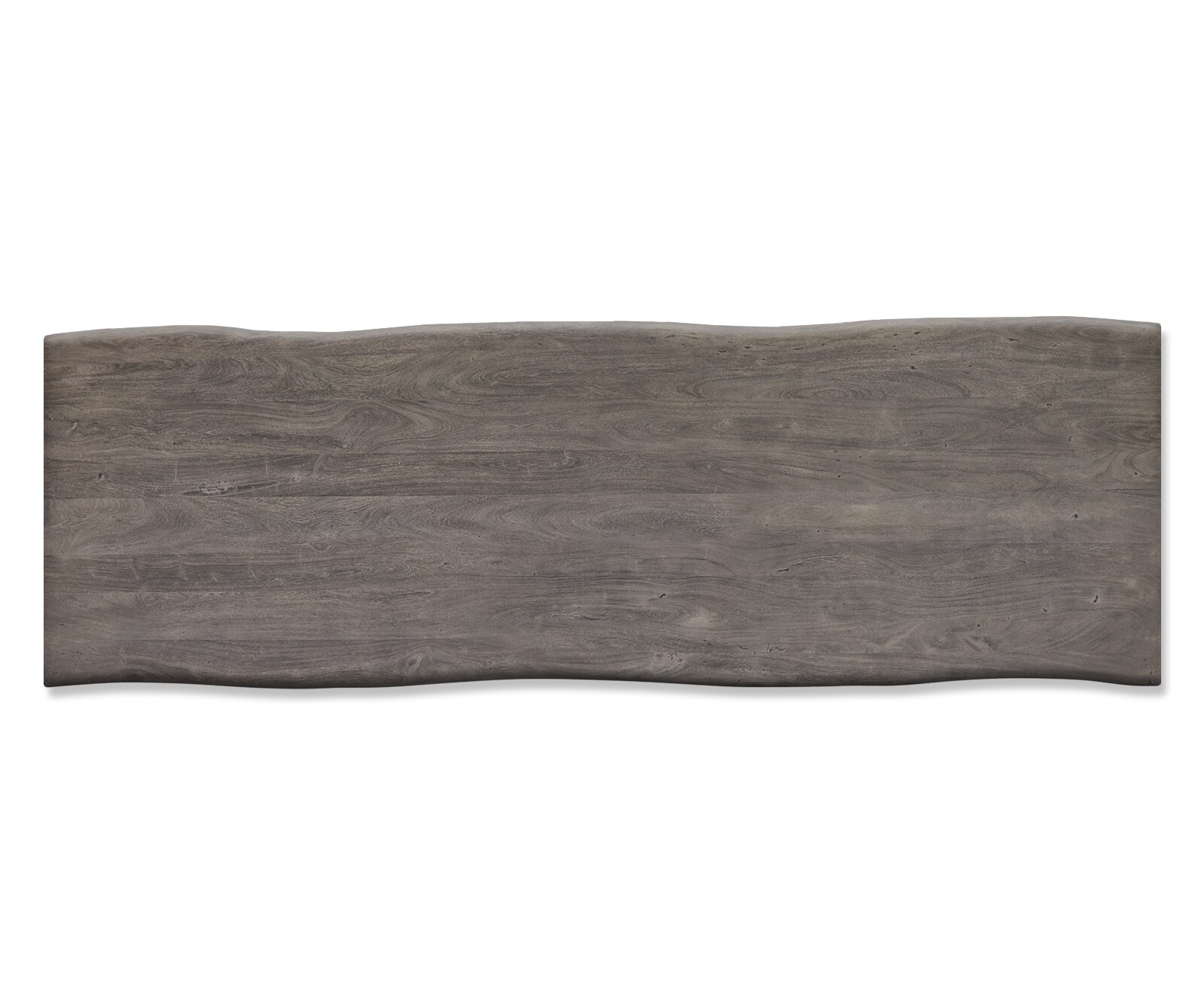 Table à manger Edge 300x100 XL acacia platine cadre traîneau noir Live-Edge 4