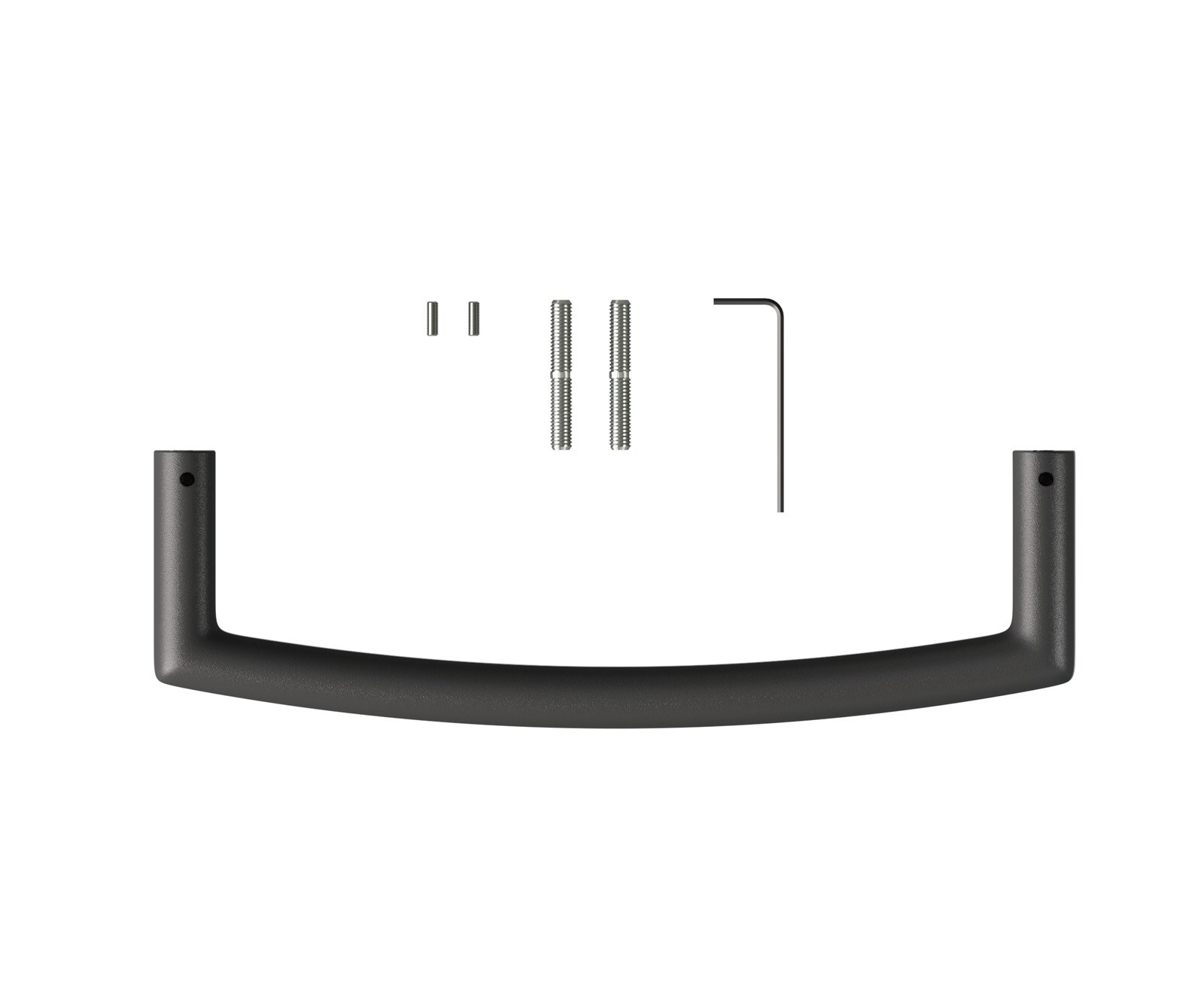 Poignée de chaise Flex-Wide métal noir 1