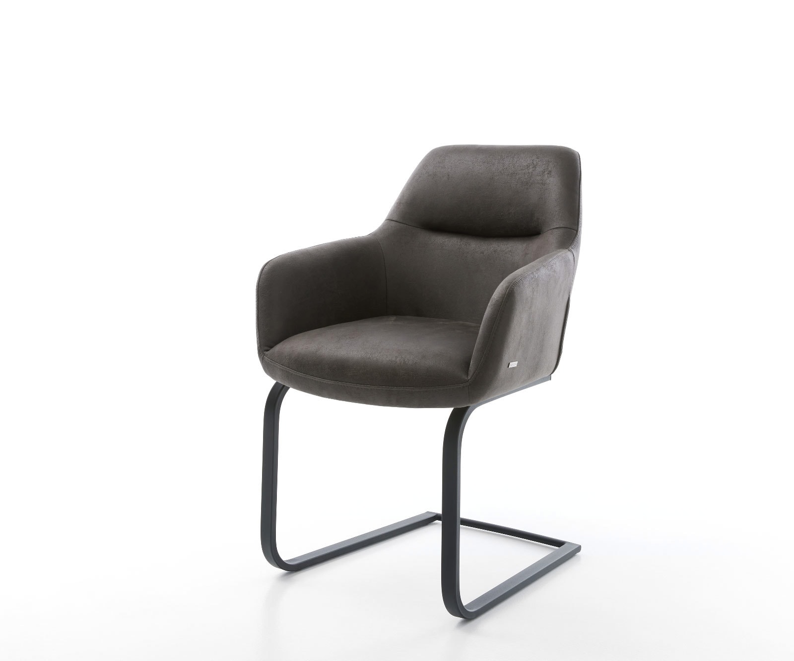 Freischwinger Pejo-Flex Mikrofaser Anthrazit Vintage Freischwinger flach Schwarz Taschenfederkern Freischwinger Pejo-Flex Mikrofaser Anthrazit Vintage Freischwinger flach Schwarz Taschenfederkern