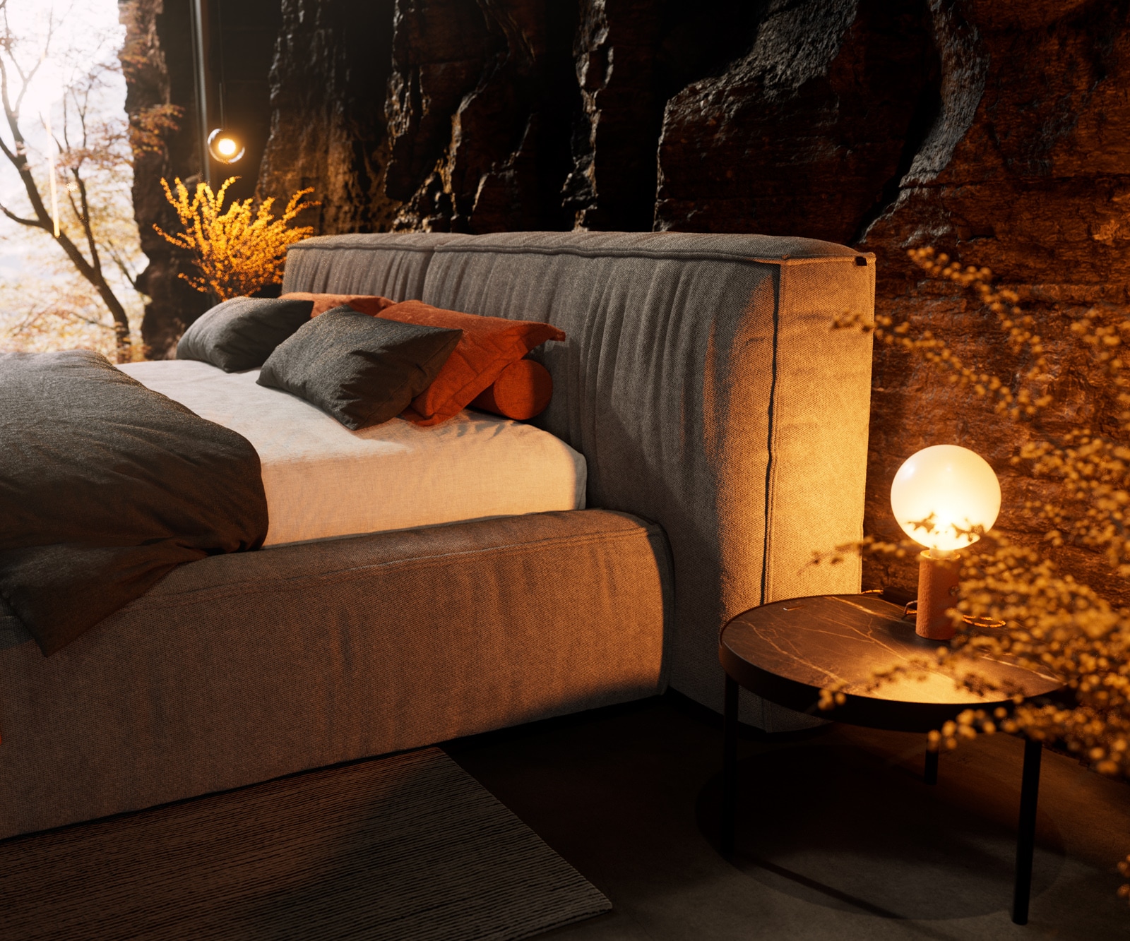 Polsterbettgestell Coperti 180x200 cm Mikrofaser Grau 5 Polsterbettgestell Coperti 180x200 cm Mikrofaser Grau 5