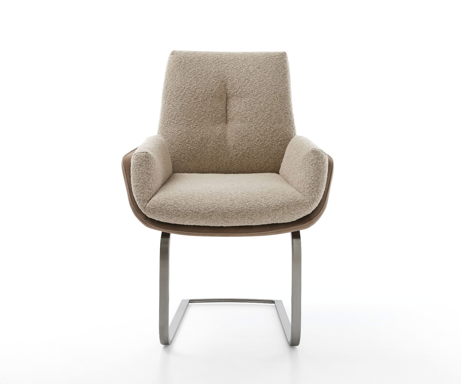 Freischwinger Clea-Flex Materialmix Schlamm Freischwinger flach Graphit 1