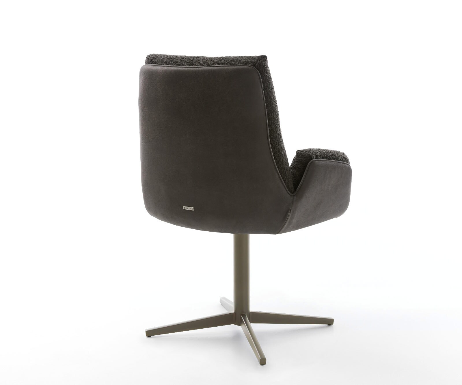 Drehstuhl Clea-Flex Materialmix Schwarz Fußkreuz Effektfinish Titan 360° drehbar 4 Drehstuhl Clea-Flex Materialmix Schwarz Fußkreuz Effektfinish Titan 360° drehbar 4