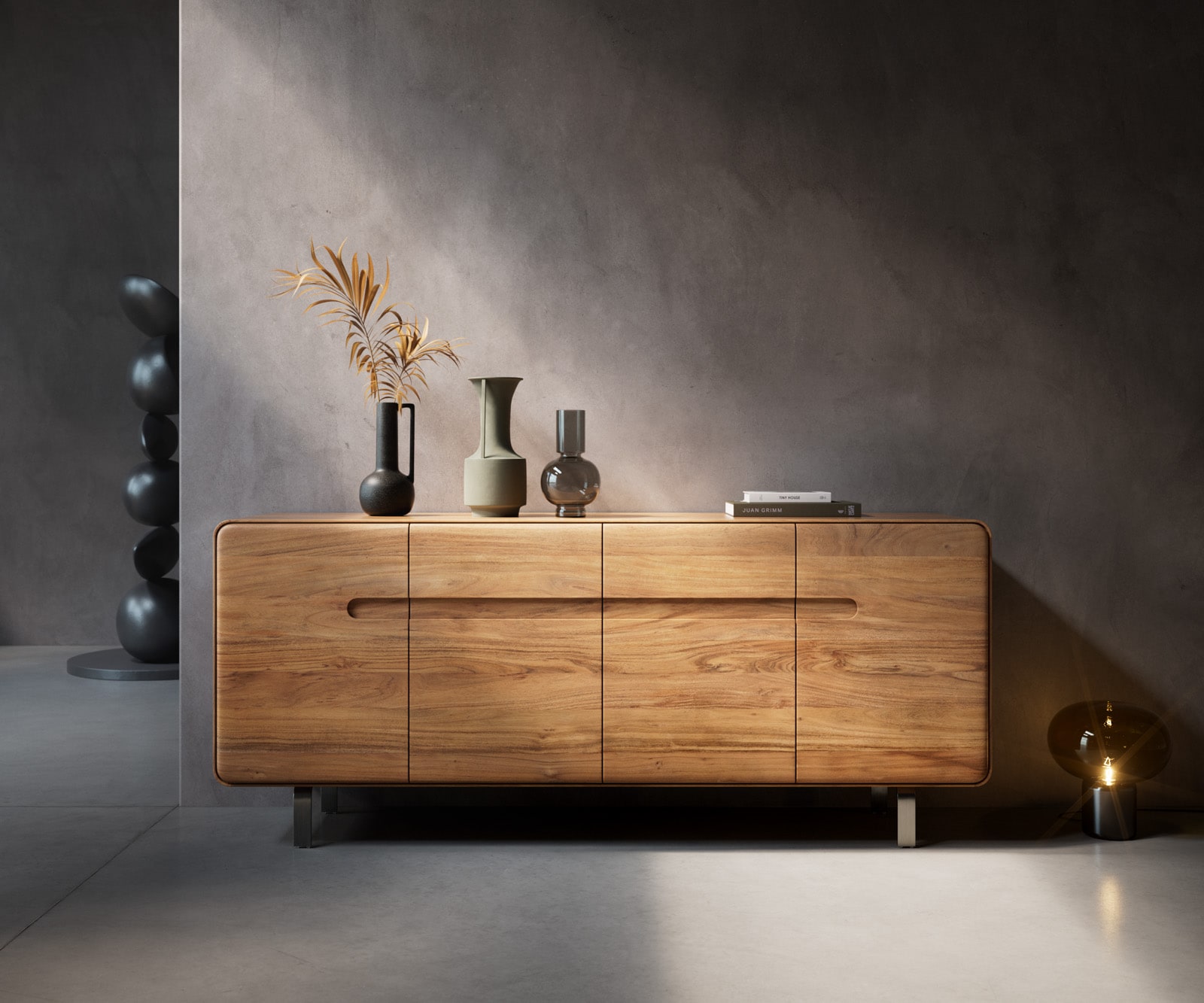Sideboard Anaya Akazie Natur  2 Sideboard Anaya Akazie Natur  2