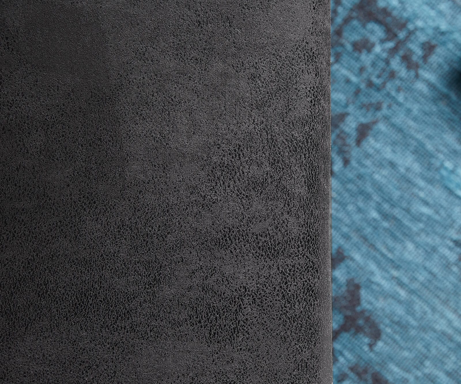 Tabouret Clovis anthracite L98 x P83 module gris micro velours 3 Tabouret Clovis anthracite L98 x P83 module gris micro velours 3