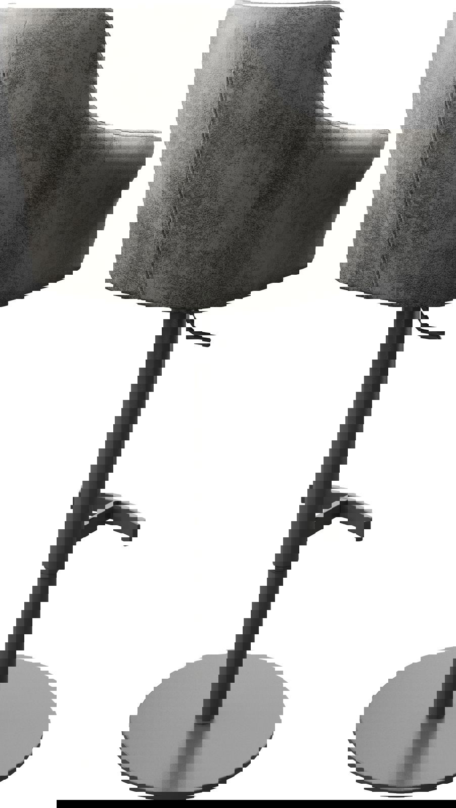 Barstuhl Yulo-Flex Vintage Grau Drehfuß höhenverstellbar Metall 4 Barstuhl Yulo-Flex Vintage Grau Drehfuß höhenverstellbar Metall 4