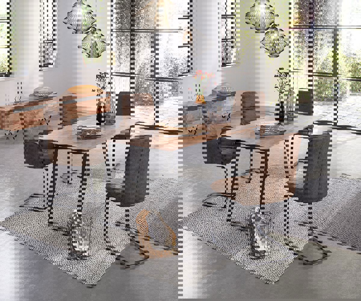 Esstischplatte Edge 140x90cm Akazie Natur Schweizer Kante 5 Esstischplatte Edge 140x90cm Akazie Natur Schweizer Kante 5