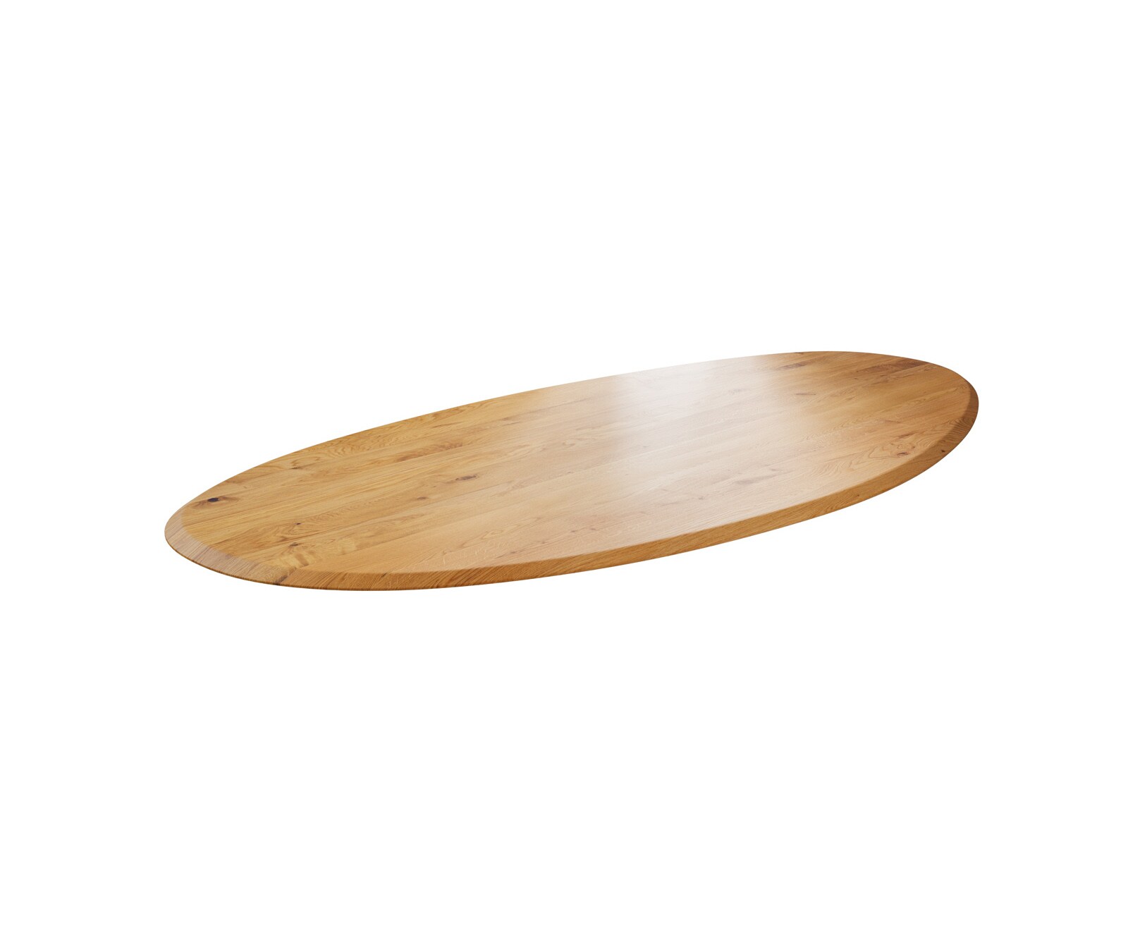 Plateau-de-table-à-manger Edge Oval 280x130x2,5 cm Chêne Naturel Flow Edge 1