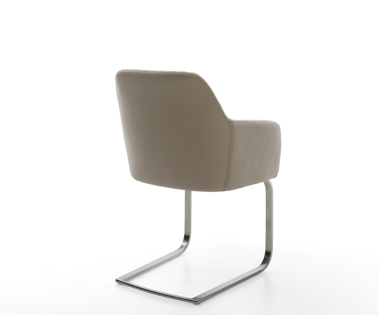 Cantilever Greg-Flex cuir de vache couleur boue pied cantilever plat grafiete ressorts ensachés 4