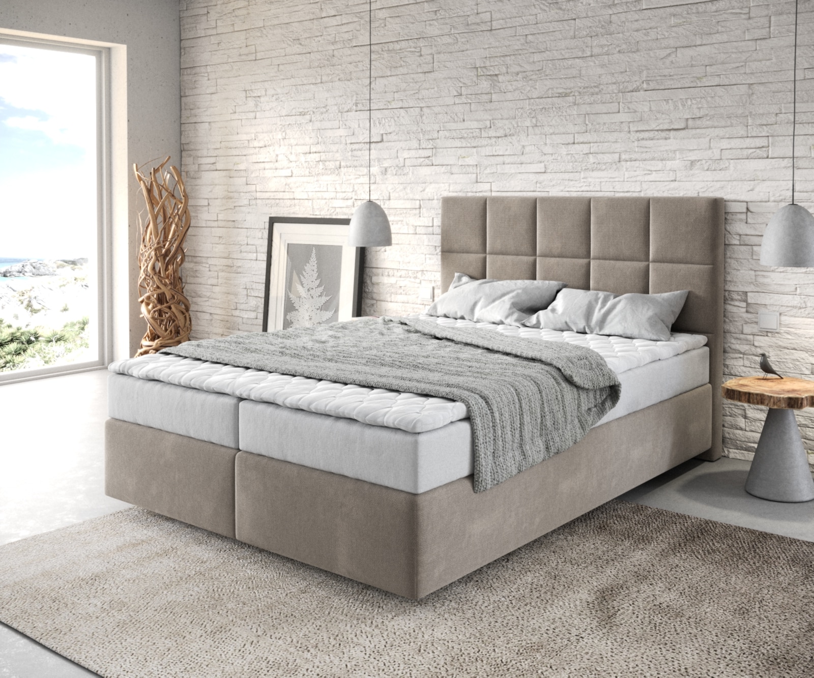 Boxspringbett Dream-Fine mit Matratze und Topper 2 Boxspringbett Dream-Fine mit Matratze und Topper 2