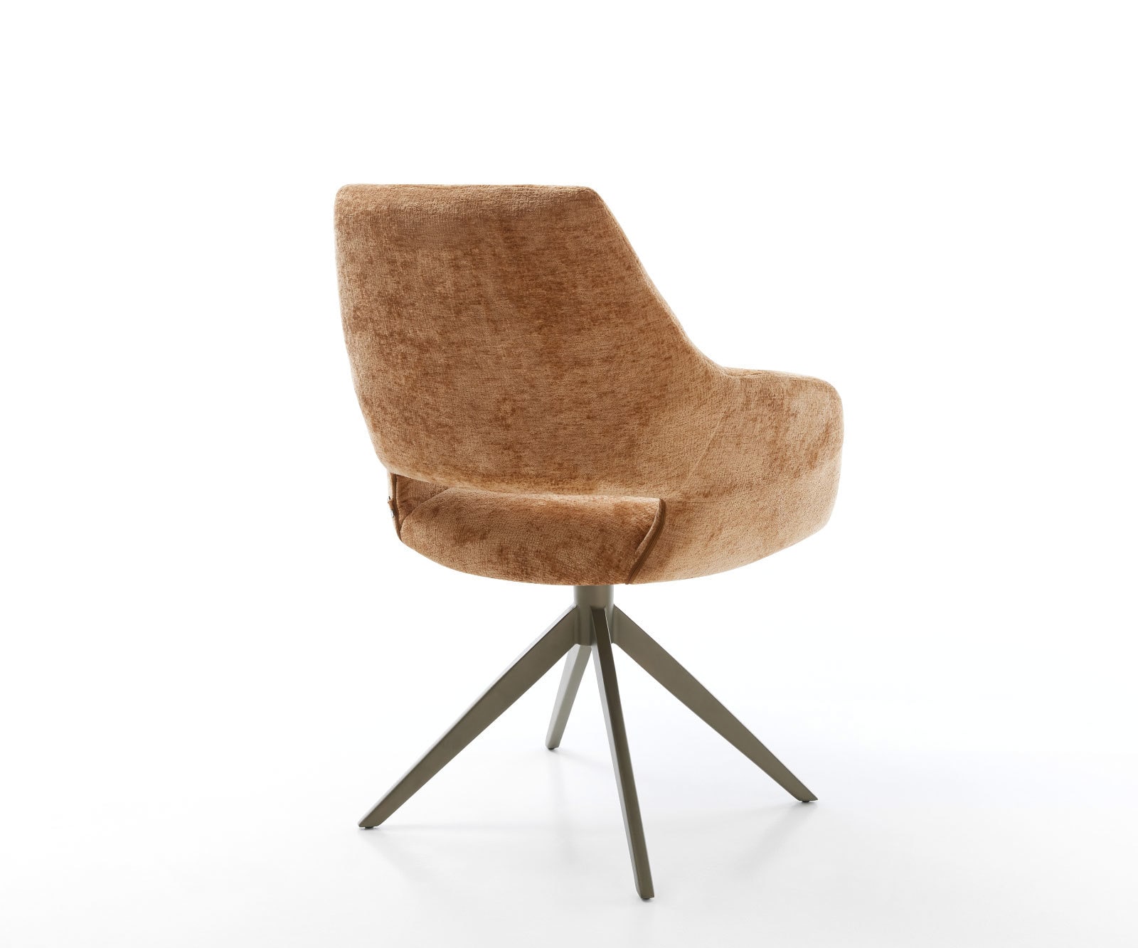 Drehstuhl Yago-Flex mit Armlehnen Chenille Rost Kreuzgestell breit Effektfinish Titan 360° drehbar Wippfunktion Taschenfederkern 4 Drehstuhl Yago-Flex mit Armlehnen Chenille Rost Kreuzgestell breit Effektfinish Titan 360° drehbar Wippfunktion Taschenfederkern 4