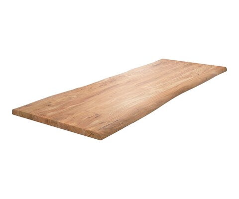 Esstischplatte Edge 260x100cm XL Akazie Natur Live-Edge