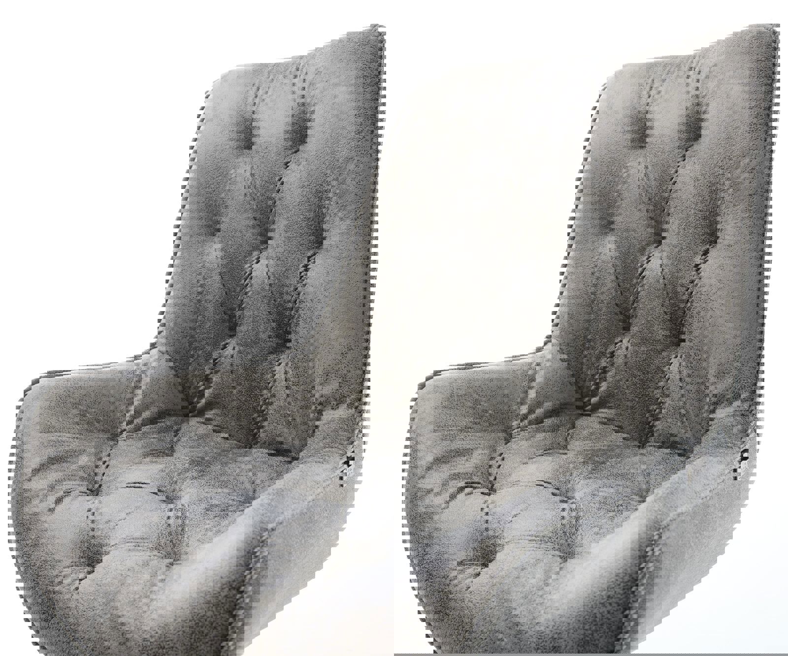 Esszimmerstuhl Taimi-Flex Mikrofaser Grau Antik Kreuzgestell breit Edelstahl 4 Esszimmerstuhl Taimi-Flex Mikrofaser Grau Antik Kreuzgestell breit Edelstahl 4