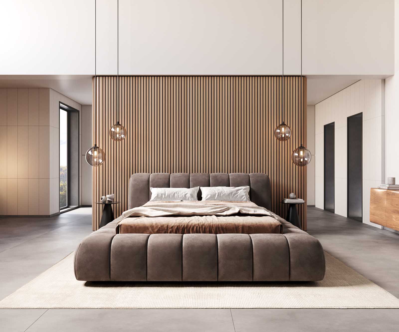 Polsterbettgestell Cutio 140x200 cm Mikrofaser Taupe Vintage 1 Polsterbettgestell Cutio 140x200 cm Mikrofaser Taupe Vintage 1