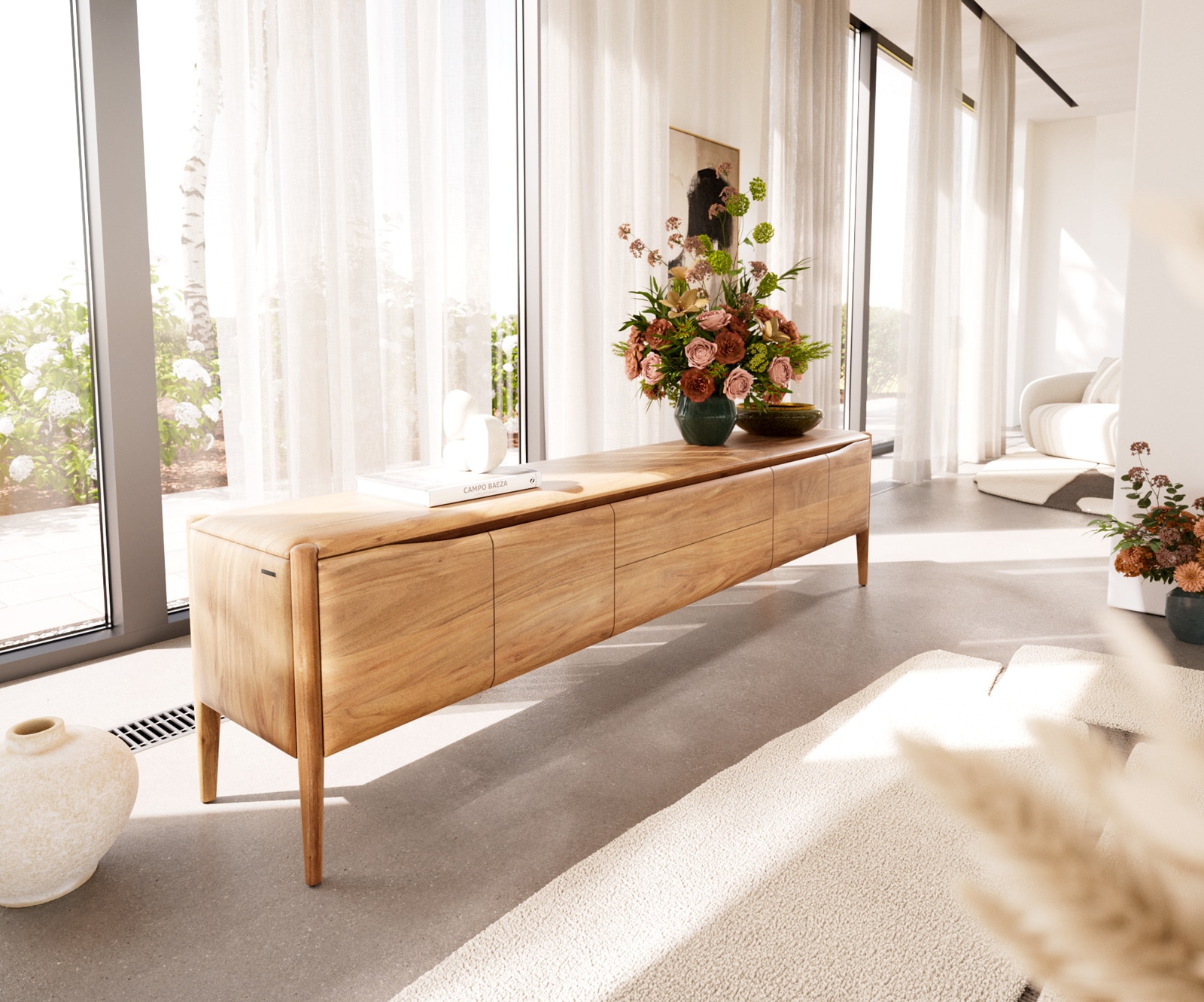 Lowboard Simcha Akazie Natur Lowboard Simcha Akazie Natur