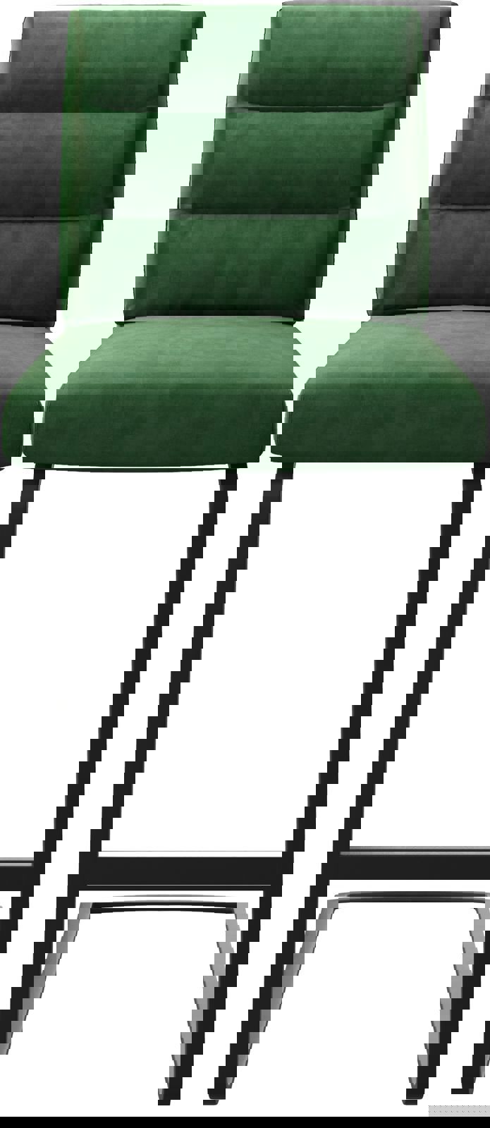 Barstuhl Pela-Flex Samt Grün Freischwinger flach Metall 4 Barstuhl Pela-Flex Samt Grün Freischwinger flach Metall 4