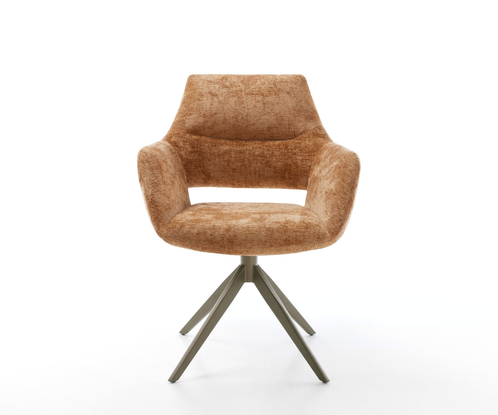 Drehstuhl Yago-Flex mit Armlehnen Chenille Rost Kreuzgestell breit Effektfinish Titan 360° drehbar Wippfunktion Taschenfederkern 1 Drehstuhl Yago-Flex mit Armlehnen Chenille Rost Kreuzgestell breit Effektfinish Titan 360° drehbar Wippfunktion Taschenfederkern 1