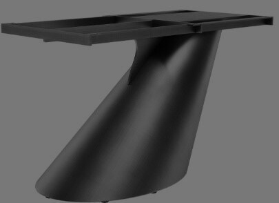 Tischgestell Cono Metall Schwarz 3