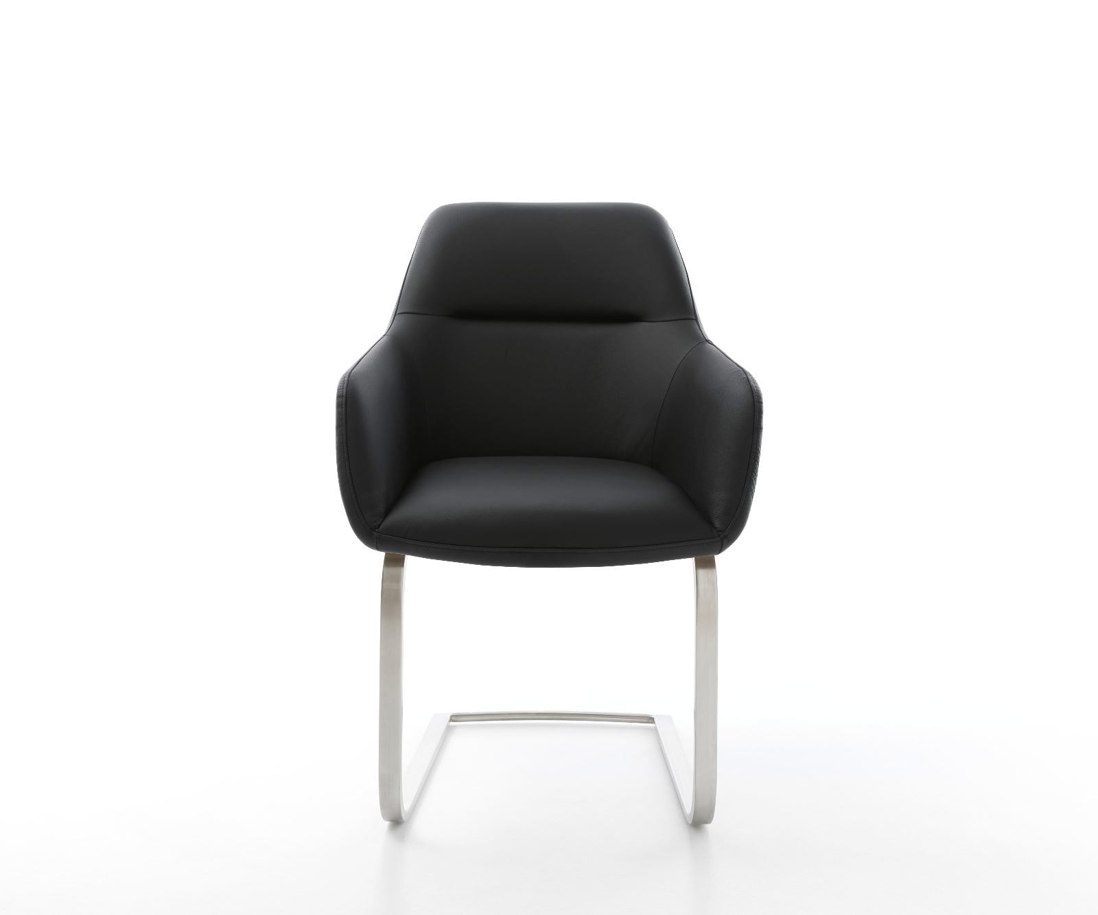 Freischwinger Pejo-Flex Echt-Leder Schwarz Freischwinger flach Edelstahl Taschenfederkern 1 Freischwinger Pejo-Flex Echt-Leder Schwarz Freischwinger flach Edelstahl Taschenfederkern 1