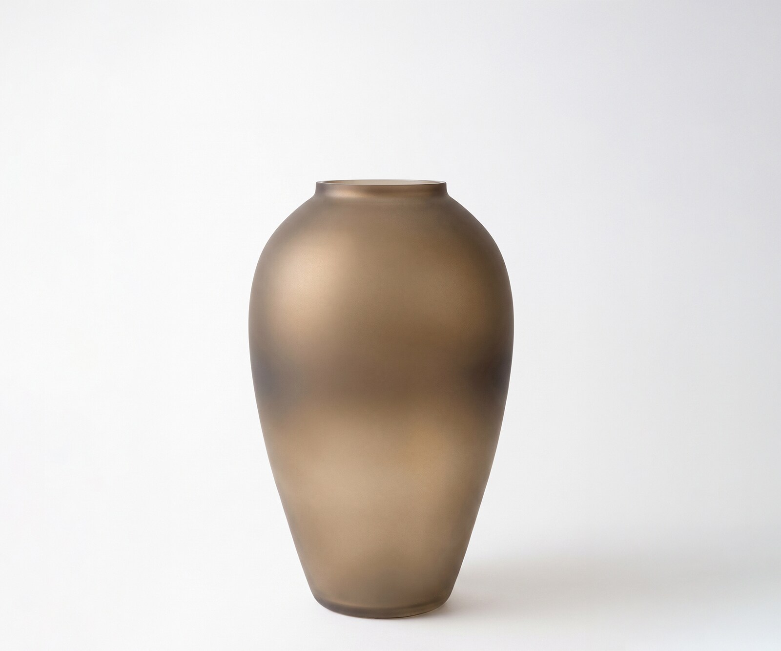 Vase Rondia B21 x T21 x H35 cm Glas Aurum Mundgeblasen