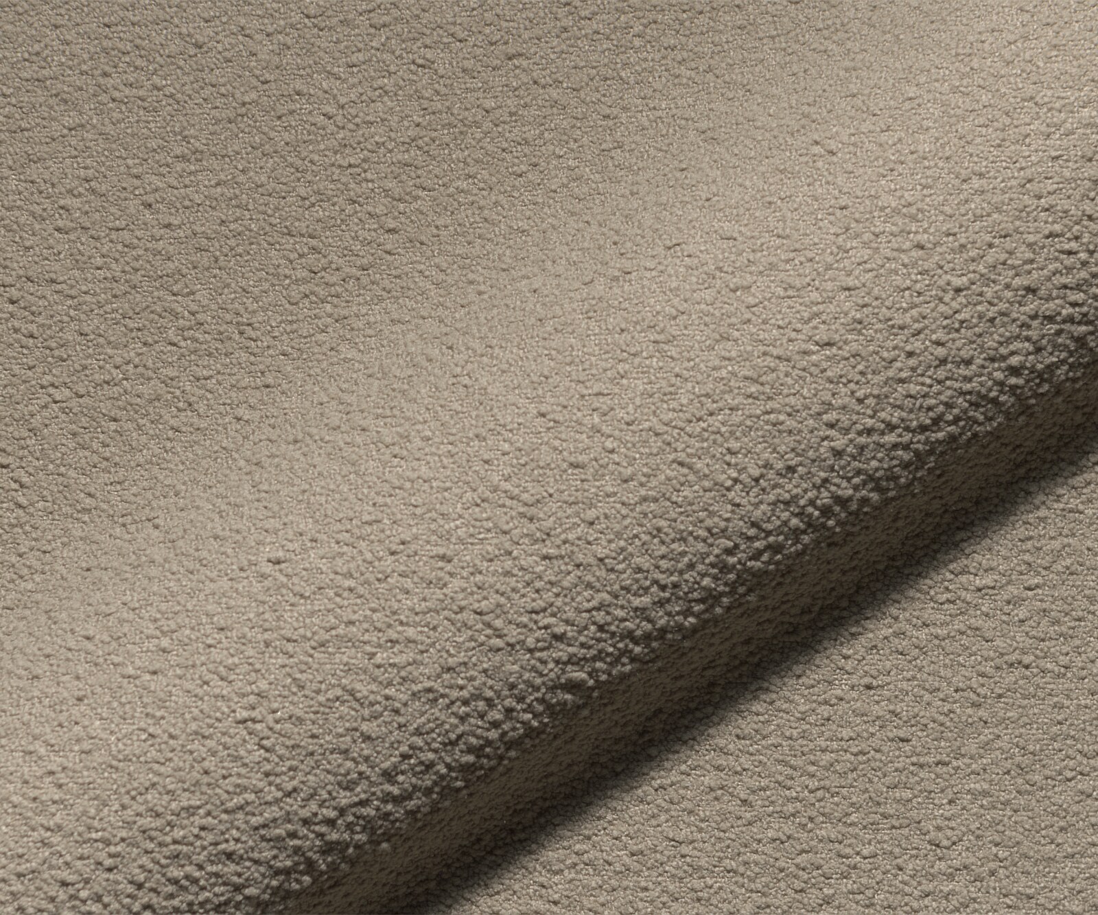 Stoffmuster Fein Bouclé Taupe