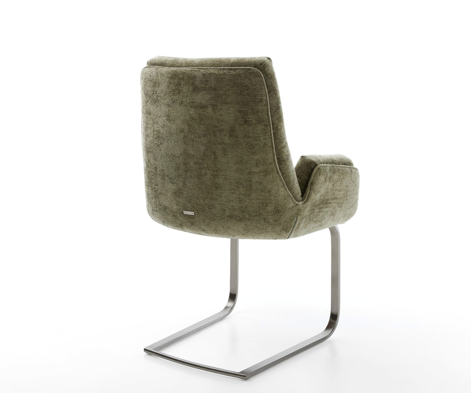 Freischwinger Clea-Flex Chenille Olive Freischwinger flach Graphit 4