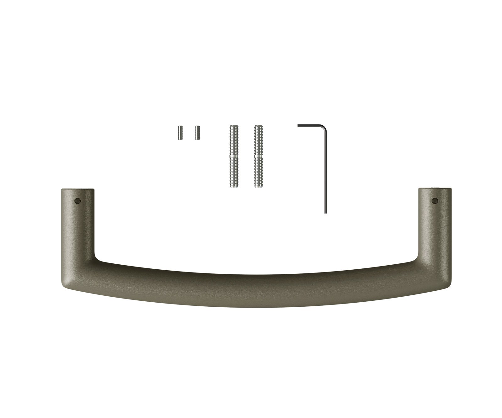 Barstuhlgriff Flex-Rund Metall Effektlackierung Titan 1 Barstuhlgriff Flex-Rund Metall Effektlackierung Titan 1